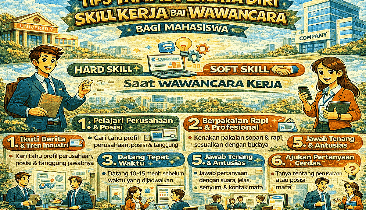Tips Tampil Percaya Diri Saat Wawancara Kerja bagi Mahasiswa
