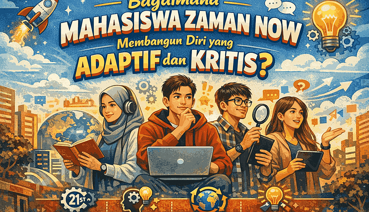 Bagaimana Mahasiswa Zaman Now Membangun Diri yang Adaptif dan Kritis