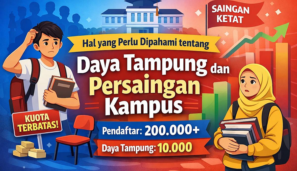 Hal yang Perlu Dipahami tentang Daya Tampung dan Persaingan Kampus