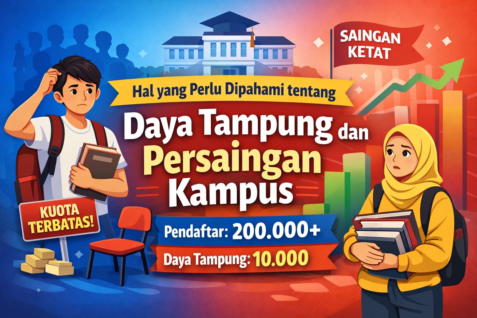 Hal yang Perlu Dipahami tentang Daya Tampung dan Persaingan Kampus