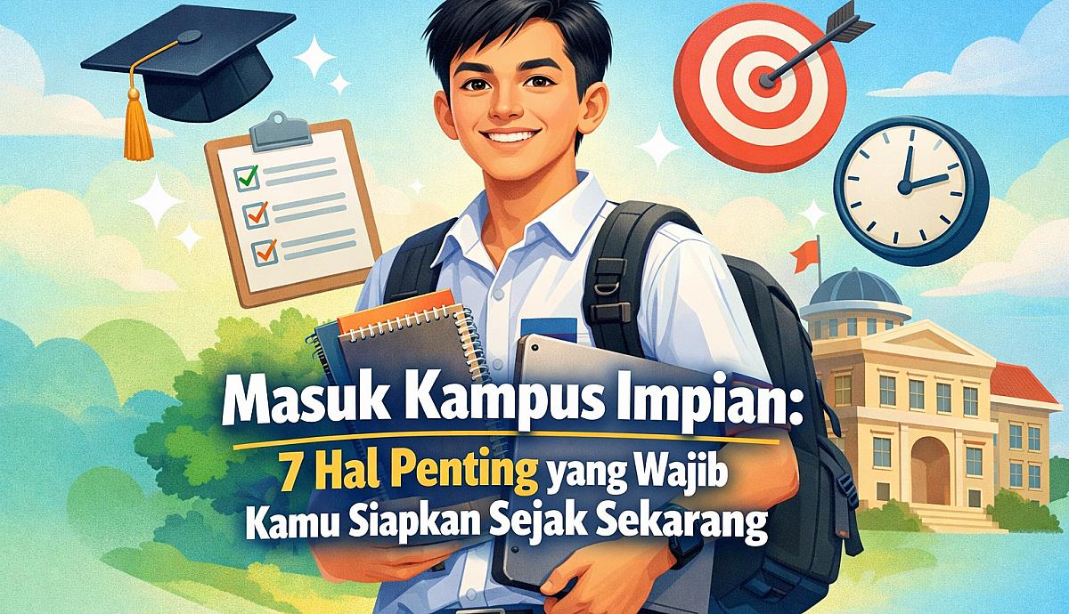 Masuk Kampus Impian: 7 Hal Penting yang Wajib Kamu Siapkan Sejak Sekarang