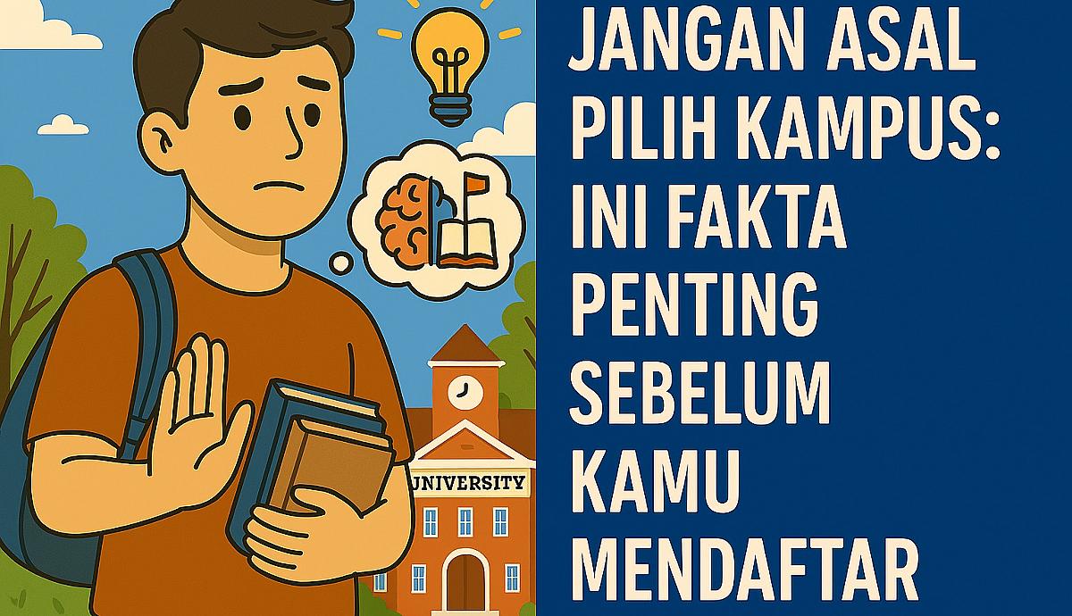 Jangan Asal Pilih Kampus! Ini Fakta Penting Sebelum Kamu Mendaftar