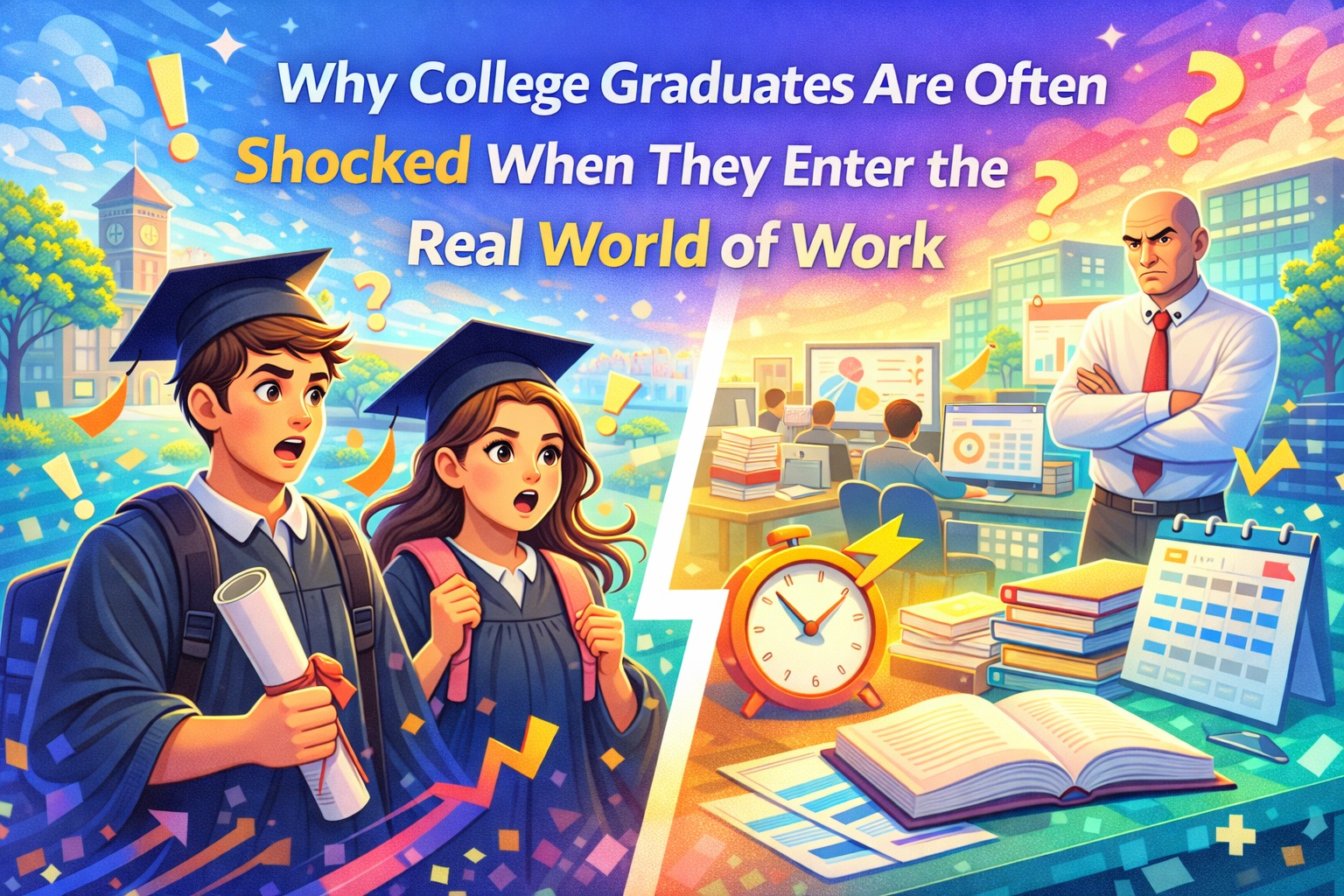 Why College Graduates Are Often Shocked When They Enter the Real World of Work