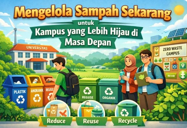 Mengelola Sampah Sekarang untuk Kampus yang Lebih Hijau di Masa Depan