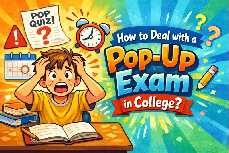 How to Deal with a Pop-Up Exam in College?