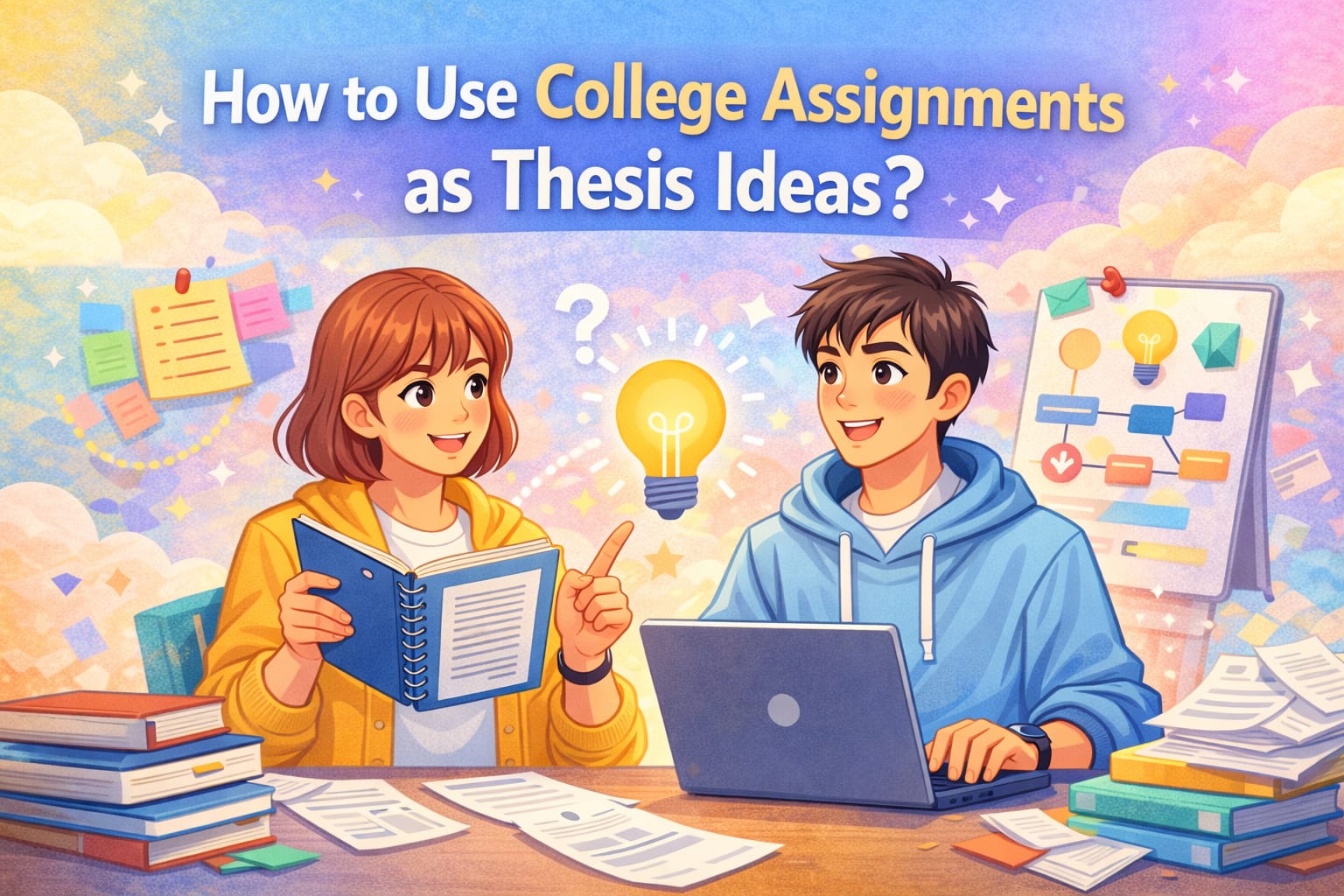 How to Use College Assignments as Thesis Ideas?