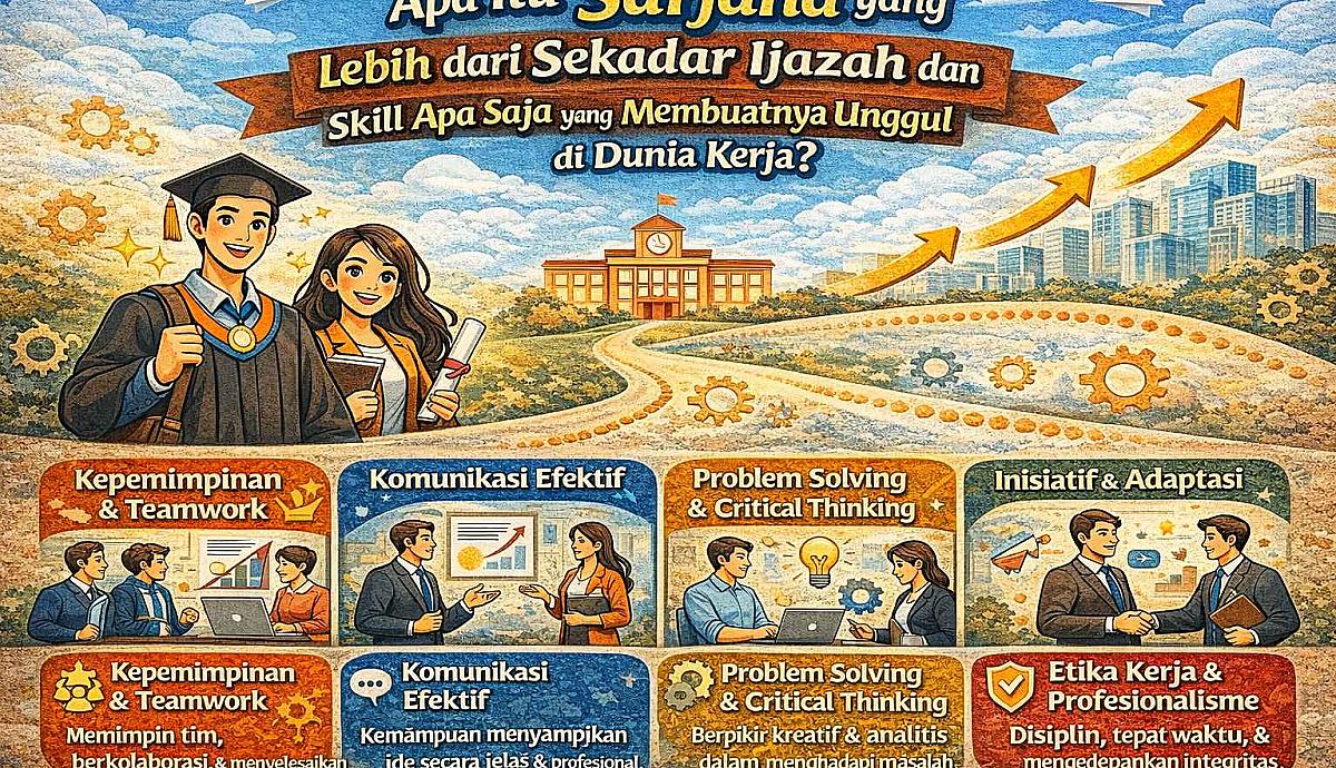Apa Itu Sarjana yang Lebih dari Sekadar Ijazah dan Skill Apa Saja yang Membuatnya Unggul di Dunia Kerja?