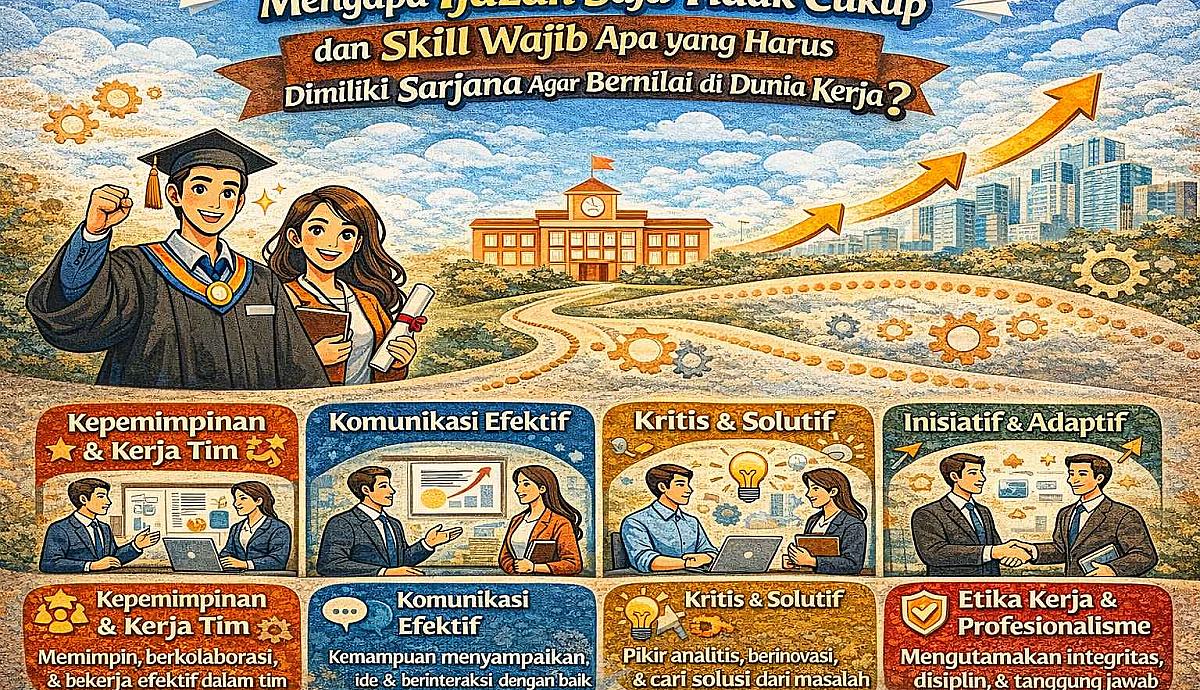 Mengapa Ijazah Saja Tidak Cukup dan Skill Wajib Apa yang Harus Dimiliki Sarjana agar Bernilai di Dunia Kerja?