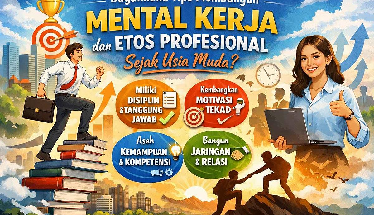 Bagaimana Tips Membangun Mental Kerja dan Etos Profesional Sejak Usia Muda?