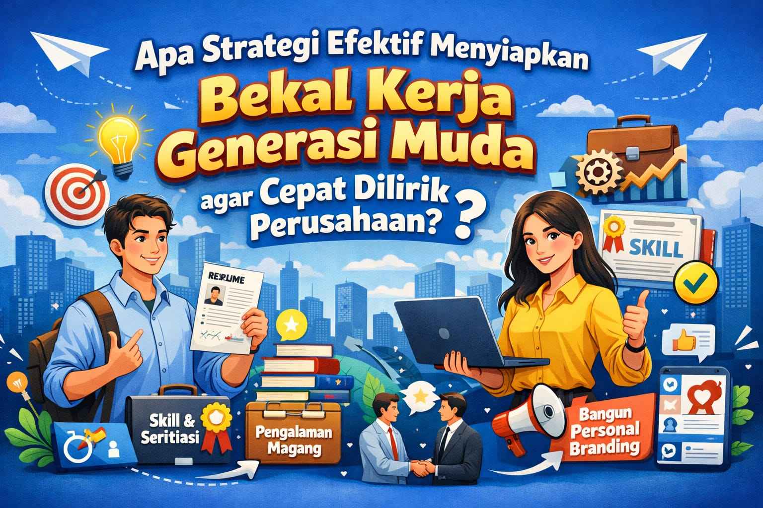 Apa Strategi Efektif Menyiapkan Bekal Kerja Generasi Muda agar Cepat Dilirik Perusahaan?