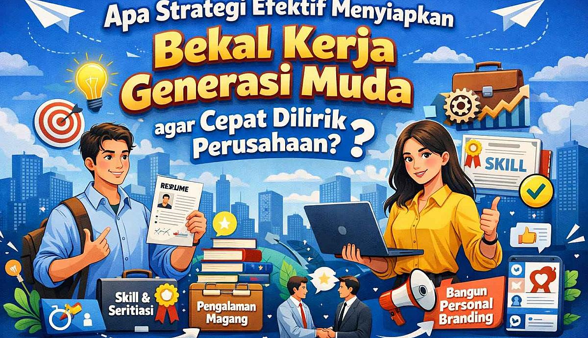 Apa Strategi Efektif Menyiapkan Bekal Kerja Generasi Muda agar Cepat Dilirik Perusahaan?