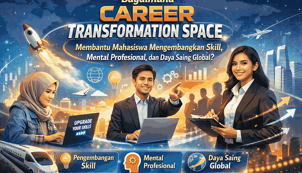 Bagaimana Career Transformation Space Membantu Mahasiswa Mengembangkan Skill, Mental Profesional, dan Daya Saing Global?