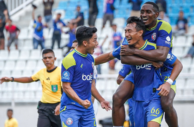 Arema FC Menang Tipis 1-0 atas Persijap Jepara di BRI Super League