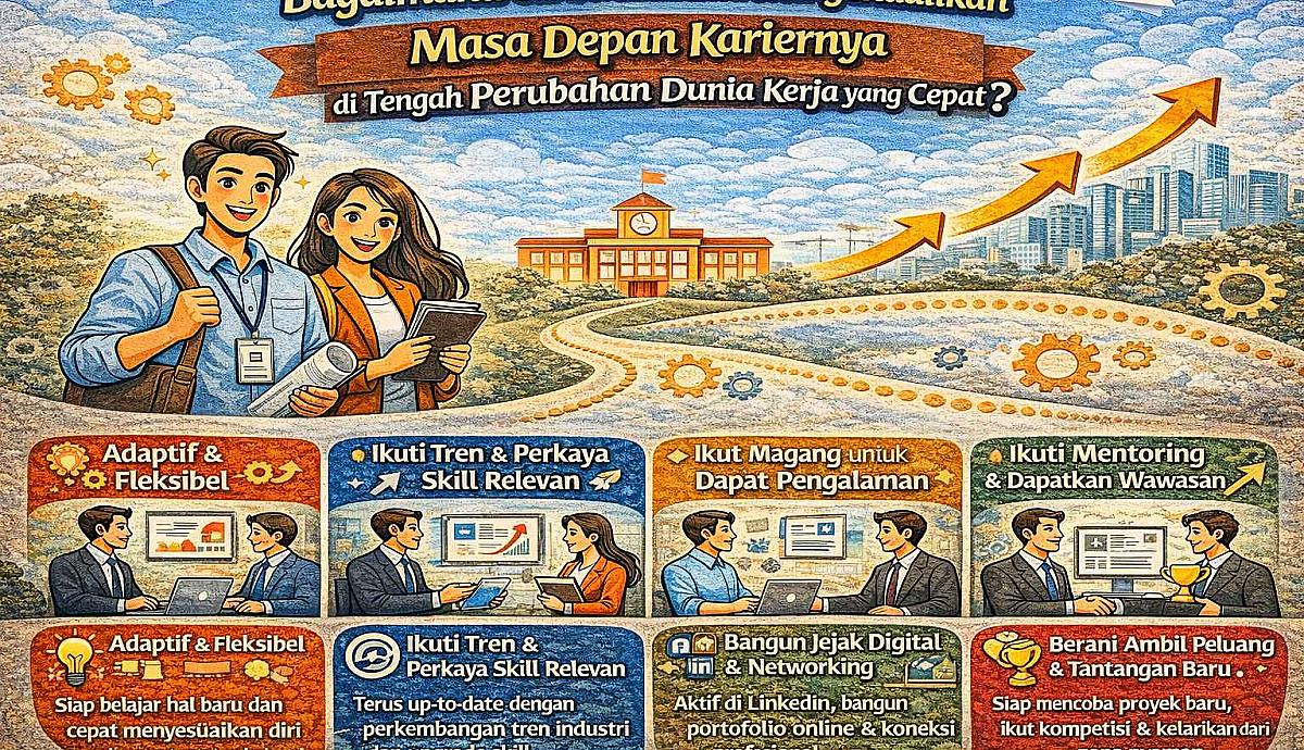 Bagaimana Cara Mahasiswa Mengendalikan Masa Depan Kariernya di Tengah Perubahan Dunia Kerja yang Cepat?