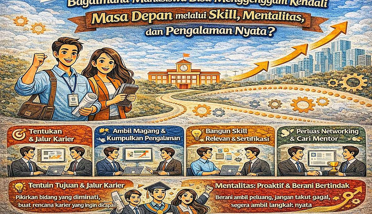 Bagaimana Mahasiswa Bisa Menggenggam Kendali Masa Depan melalui Skill, Mentalitas, dan Pengalaman Nyata?