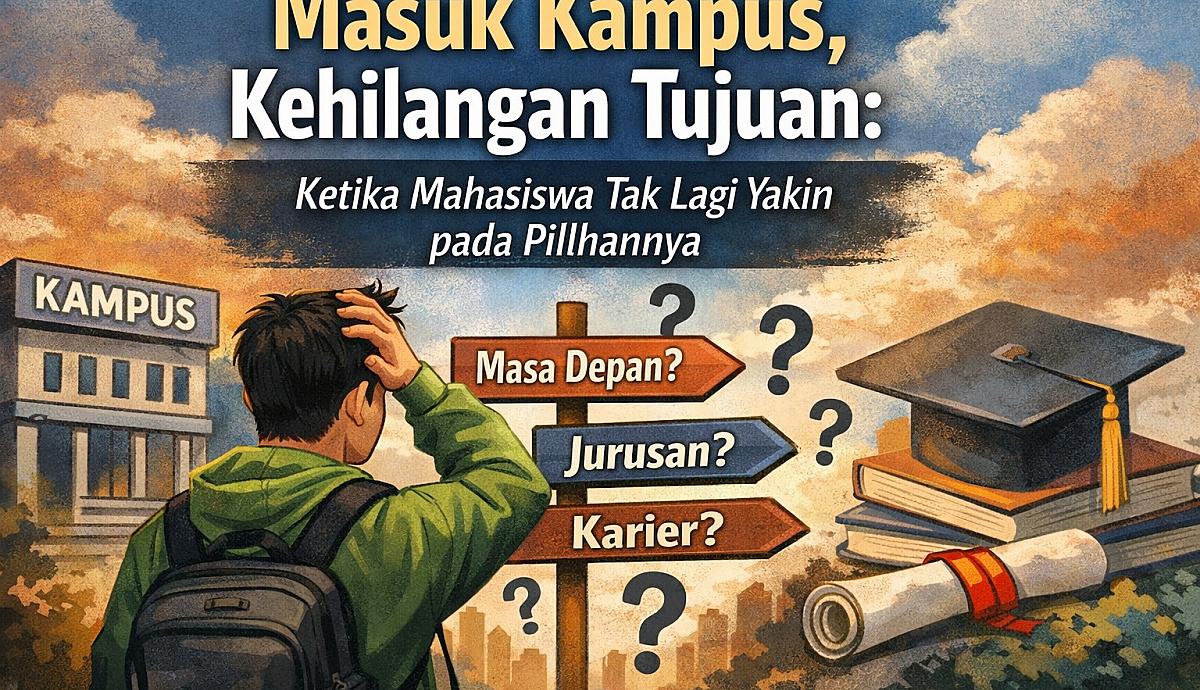 Masuk Kampus, Kehilangan Tujuan: Ketika Mahasiswa Tak Lagi Yakin pada Pilihannya