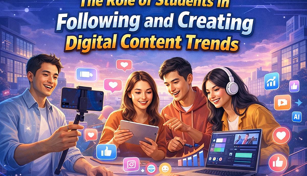 The Role of Students in Following and Creating Digital Content Trends
