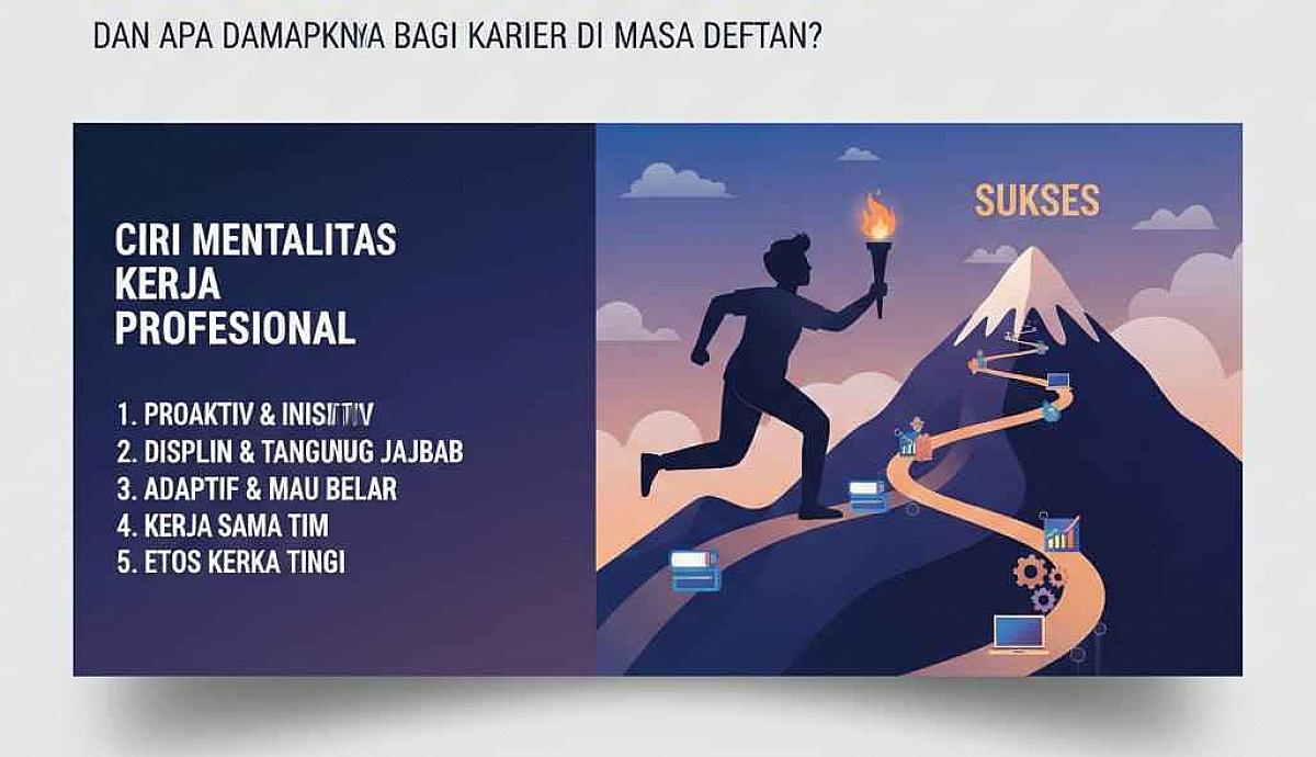 Apa Saja Ciri Mentalitas Kerja Profesional yang Wajib Dimiliki Mahasiswa Sejak Dini
