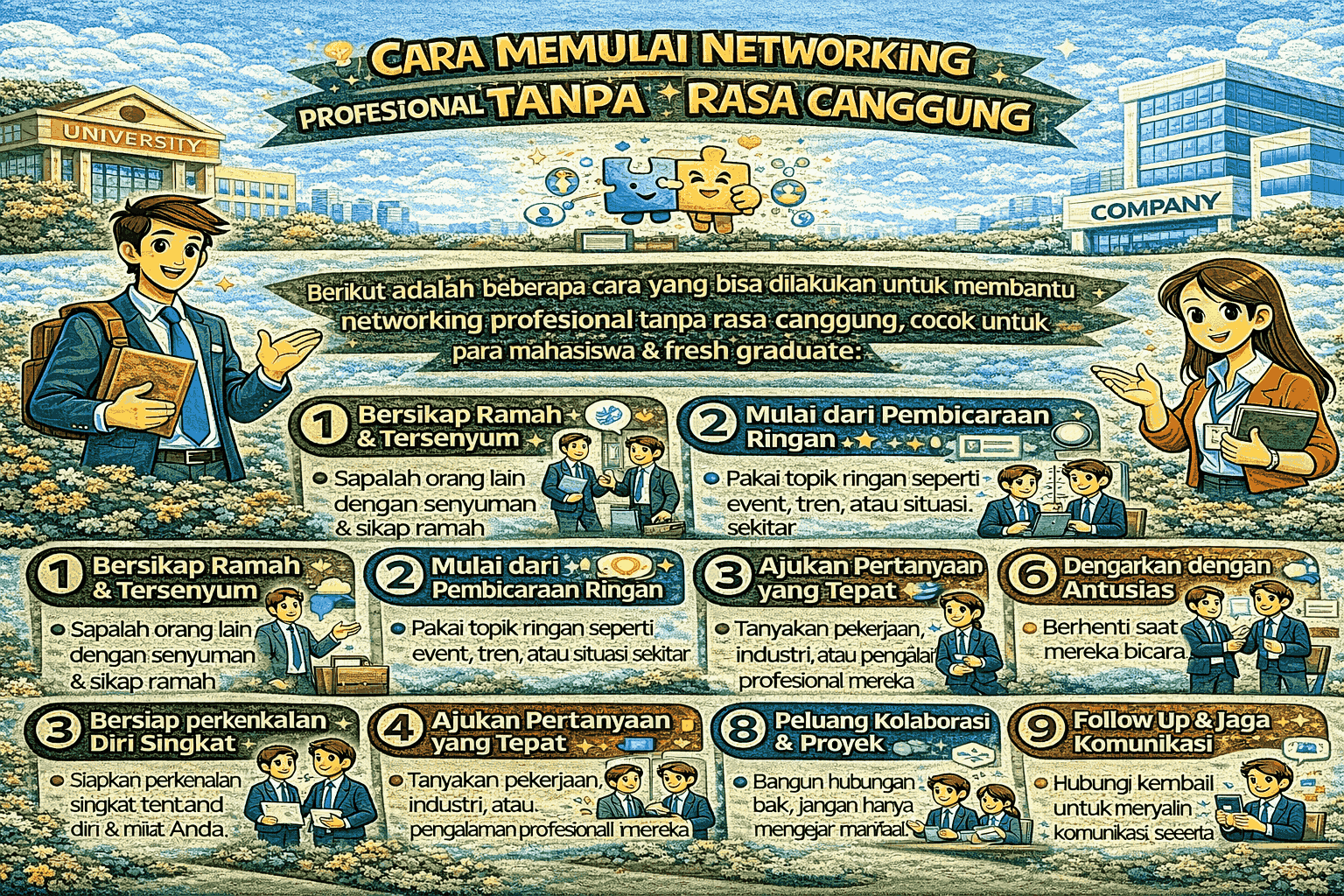 Cara Memulai Networking Profesional Tanpa Rasa Canggung