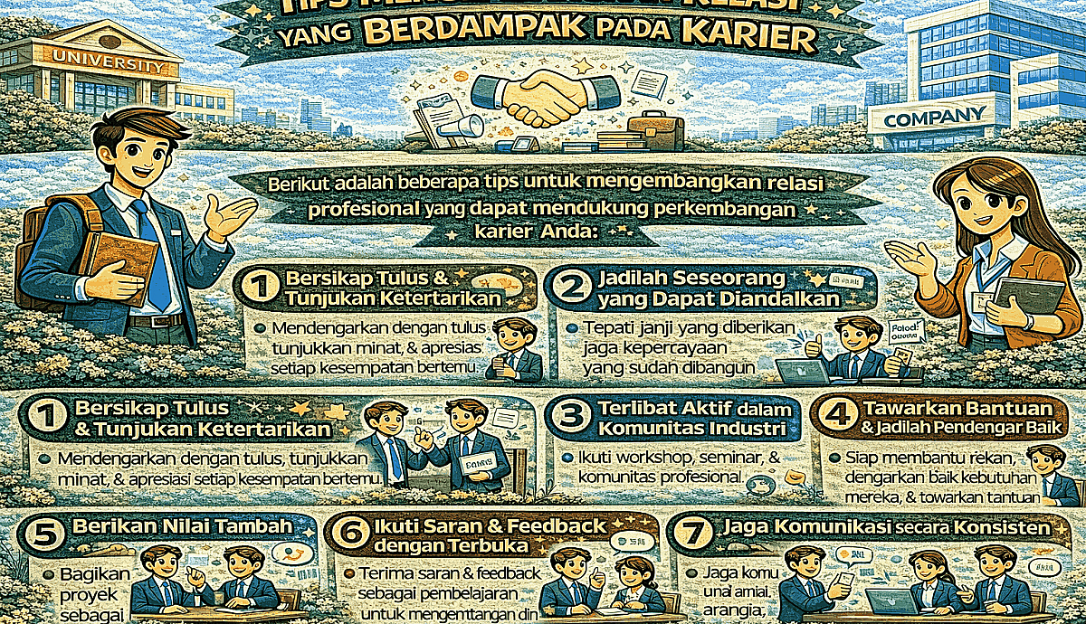Tips Mengembangkan Relasi yang Berdampak pada Karier