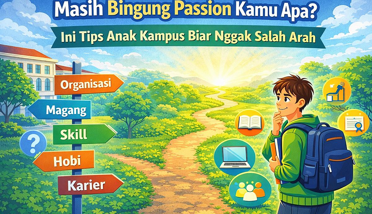 Masih Bingung Passion Kamu Apa? Ini Tips Anak Kampus Biar Nggak Salah Arah