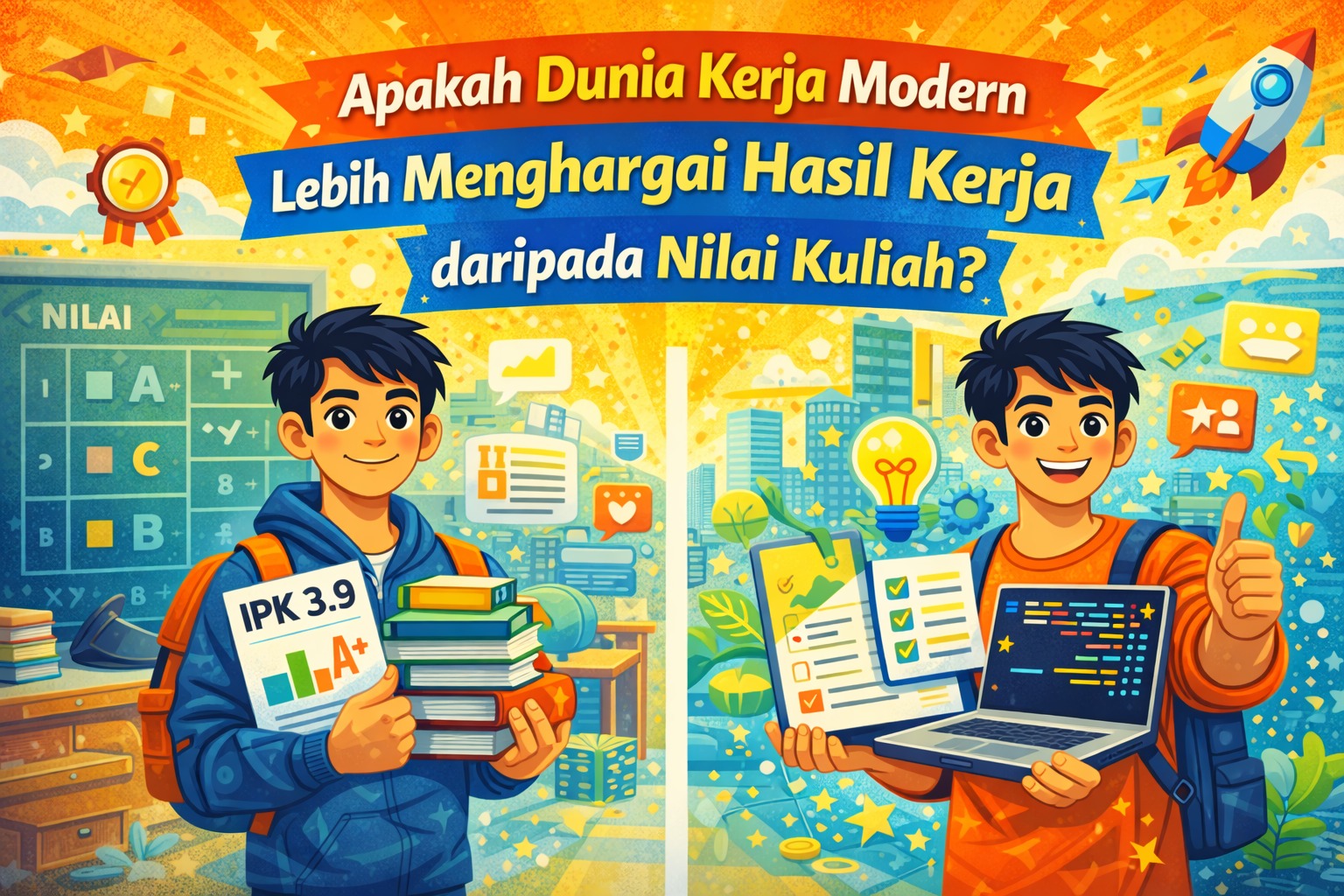 Apakah Dunia Kerja Modern Lebih Menghargai Hasil Kerja daripada Nilai Kuliah?