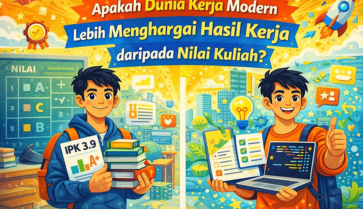 Apakah Dunia Kerja Modern Lebih Menghargai Hasil Kerja daripada Nilai Kuliah?