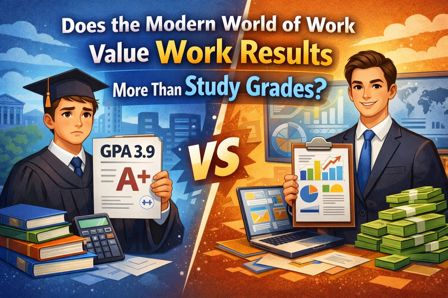 Does the Modern Workplace Value Work Results More Than Academic Grades?