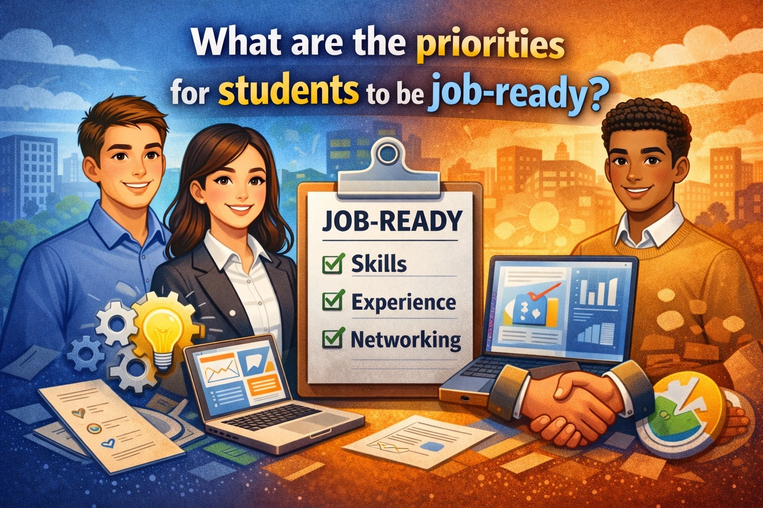 What are the priorities for students to be job-ready?