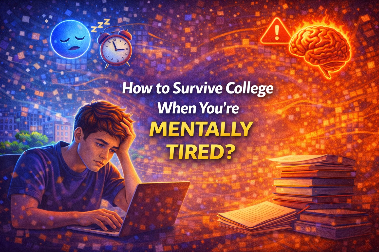 How to Survive College When You're Mentally Tired?