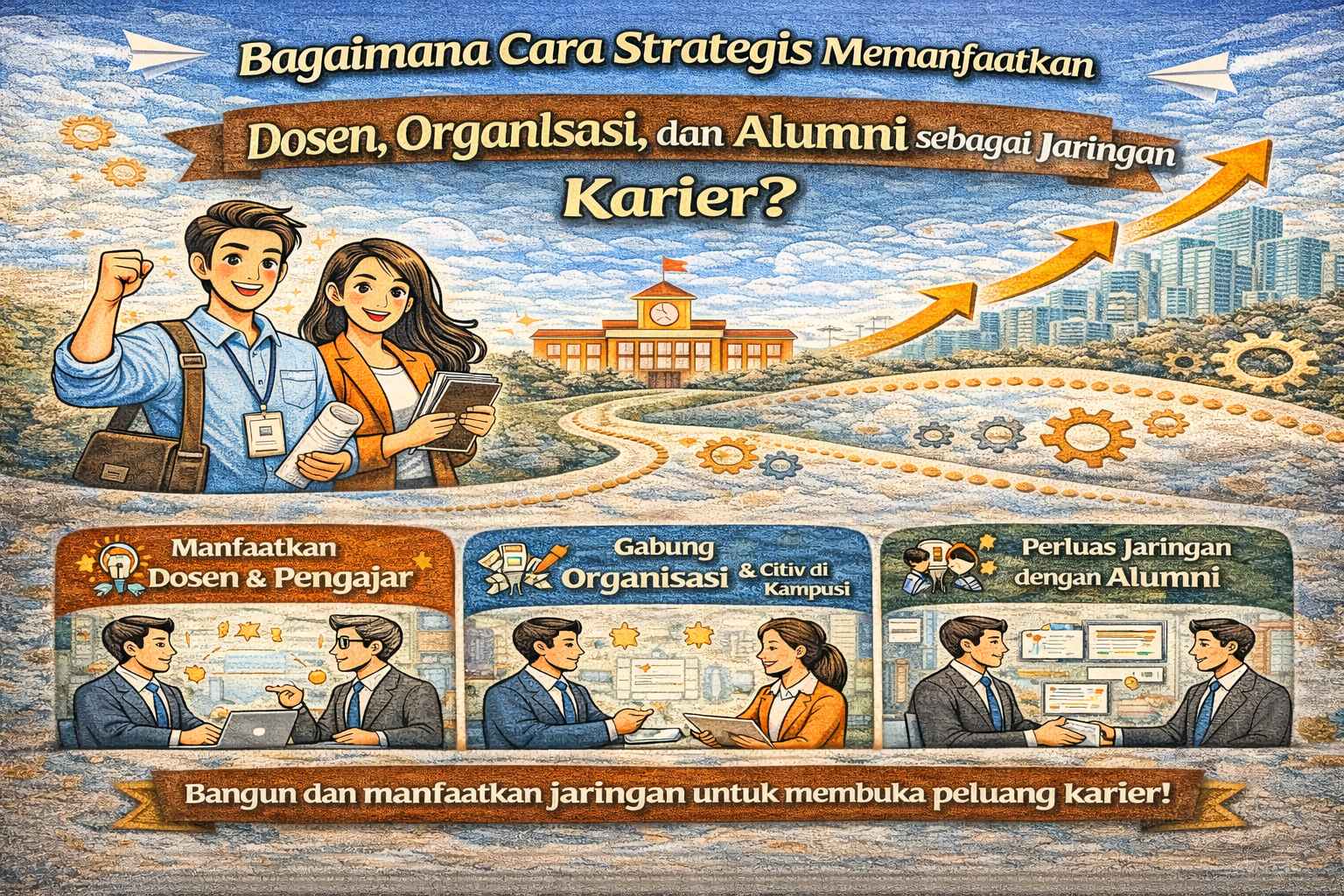 Bagaimana Cara Strategis Memanfaatkan Dosen, Organisasi, dan Alumni sebagai Jaringan Karier?