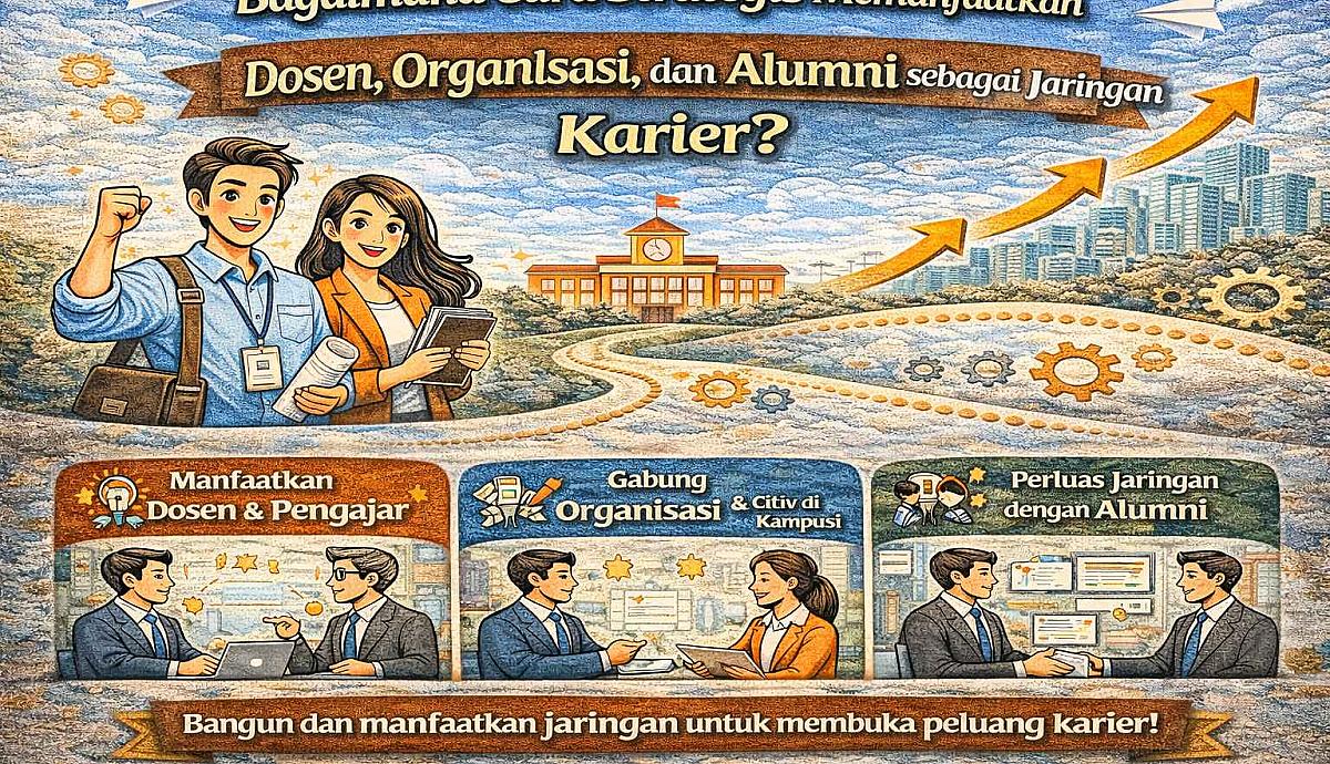 Bagaimana Cara Strategis Memanfaatkan Dosen, Organisasi, dan Alumni sebagai Jaringan Karier?