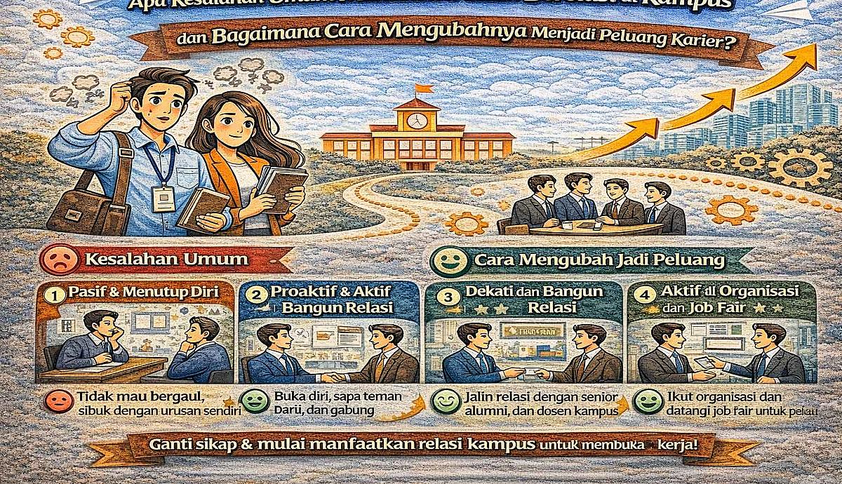 Apa Kesalahan Umum Mahasiswa dalam Berelasi di Kampus dan Bagaimana Cara Mengubahnya Menjadi Peluang Karier?