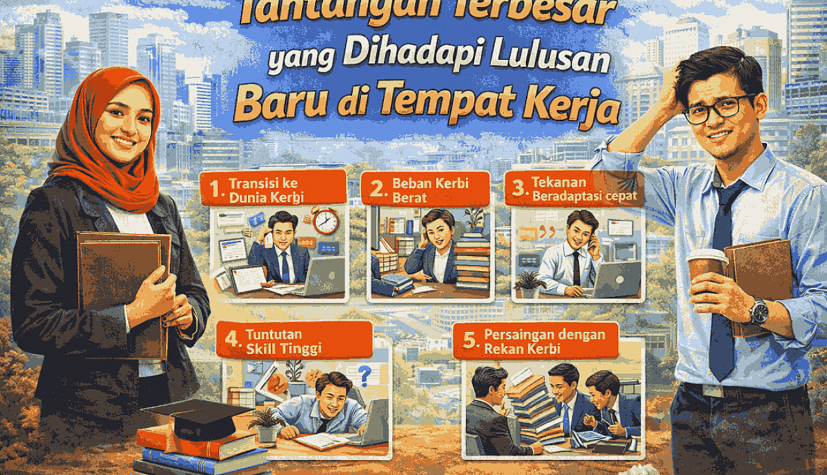 Tantangan Terbesar yang Dihadapi Lulusan Baru di Tempat Kerja