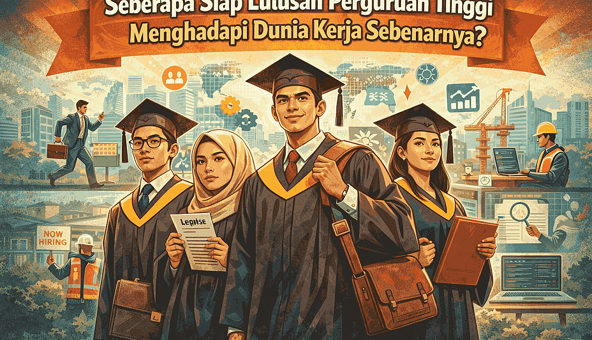 Seberapa Siap Lulusan Perguruan Tinggi Menghadapi Dunia Kerja Sebenarnya