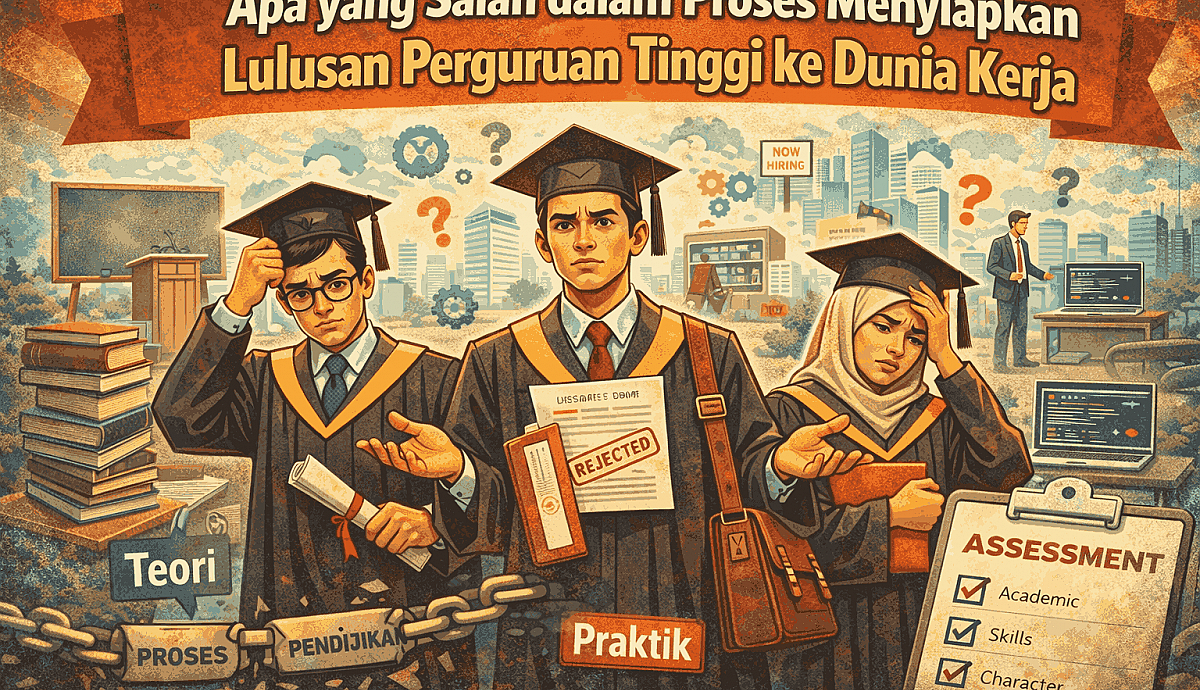 Apa yang Salah dalam Proses Menyiapkan Lulusan Perguruan Tinggi ke Dunia Kerja