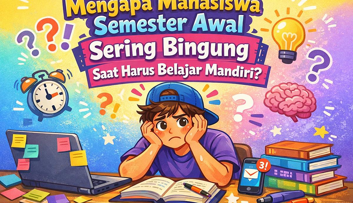Mengapa Mahasiswa Semester Awal Sering Bingung Saat Harus Belajar Mandiri?