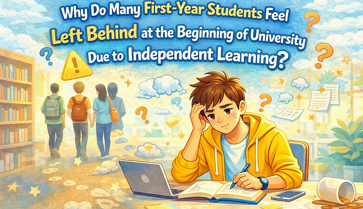 Why Do Many First-Year Students Feel Left Behind at the Beginning of University Due to Independent Learning?