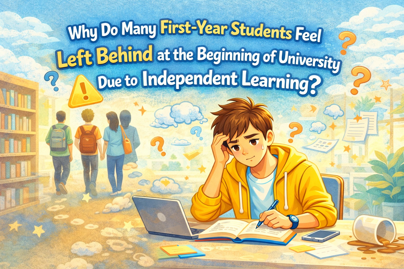 Why Do Many First-Year Students Feel Left Behind at the Beginning of University Due to Independent Learning?