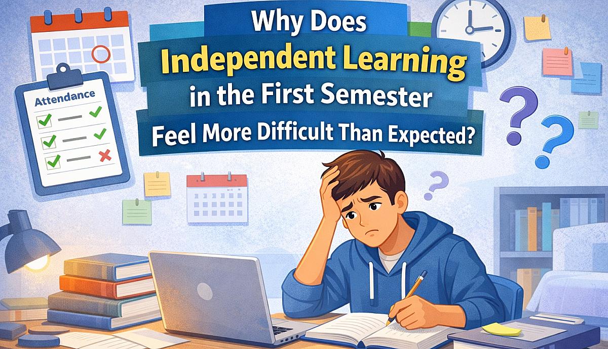 Why Does Independent Learning in the First Semester Feel More Difficult Than Expected?