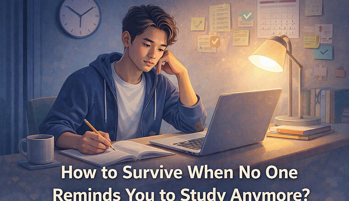 How to Survive When No One Reminds You to Study Anymore?