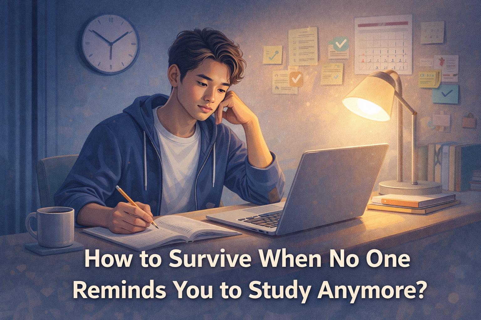 How to Survive When No One Reminds You to Study Anymore?