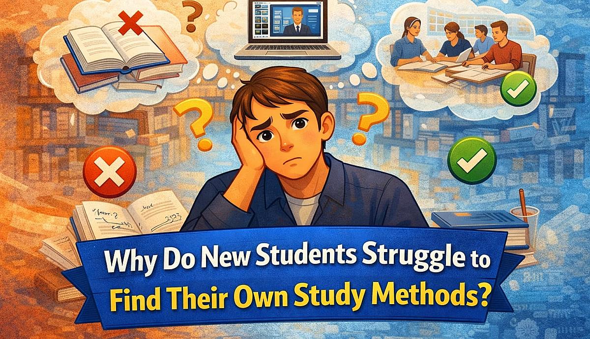 Why Do New Students Struggle to Find Their Own Study Methods?