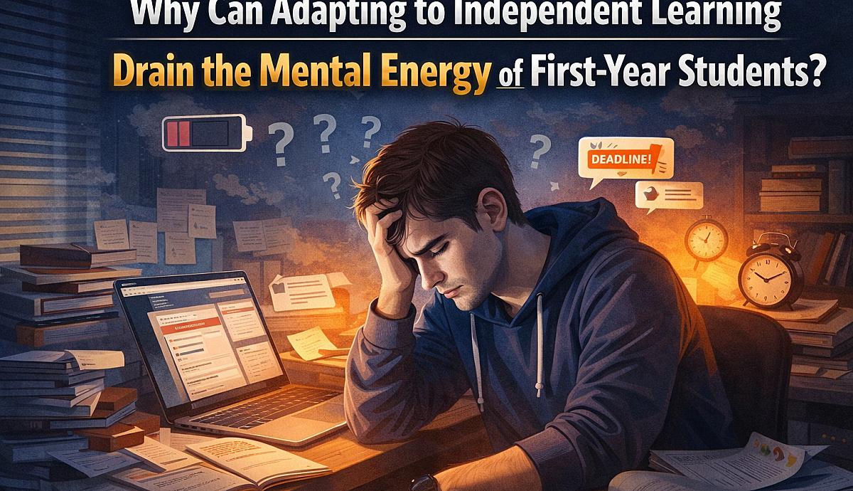 Why Can Adapting to Independent Learning Drain the Mental Energy of First-Year Students?