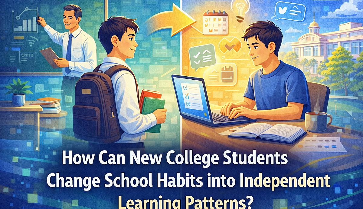 How Can New College Students Change School Habits into Independent Learning Patterns?