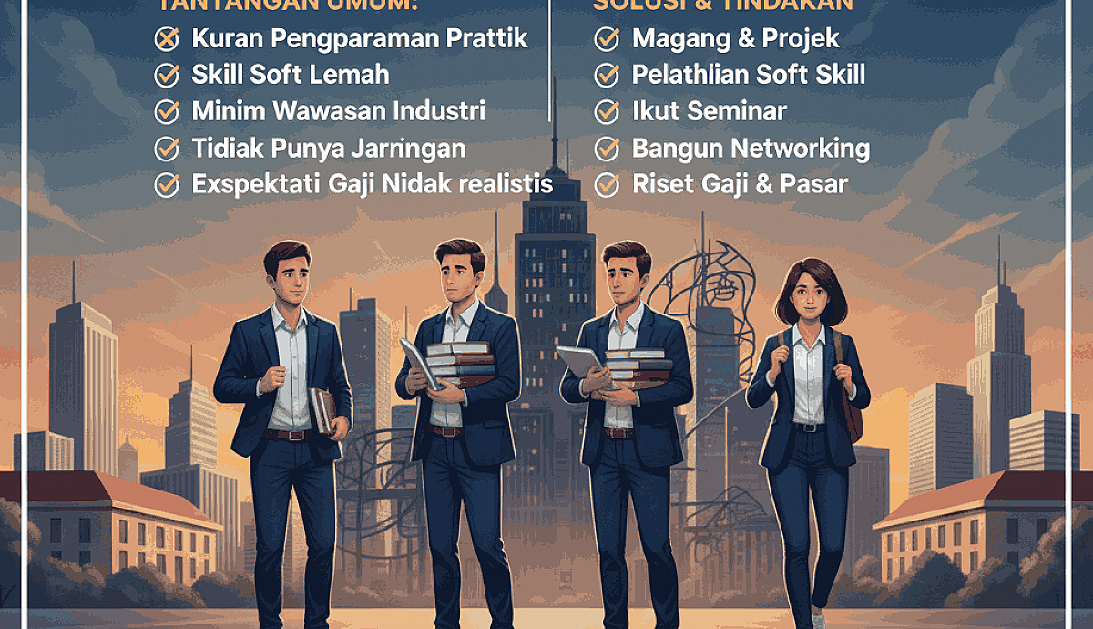 MENGAPA BANYAK MAHASISWA BELUM SIAP MASUK DUNIA KERJA, DAN BAGAIMANA CARA MENGATASINYA?