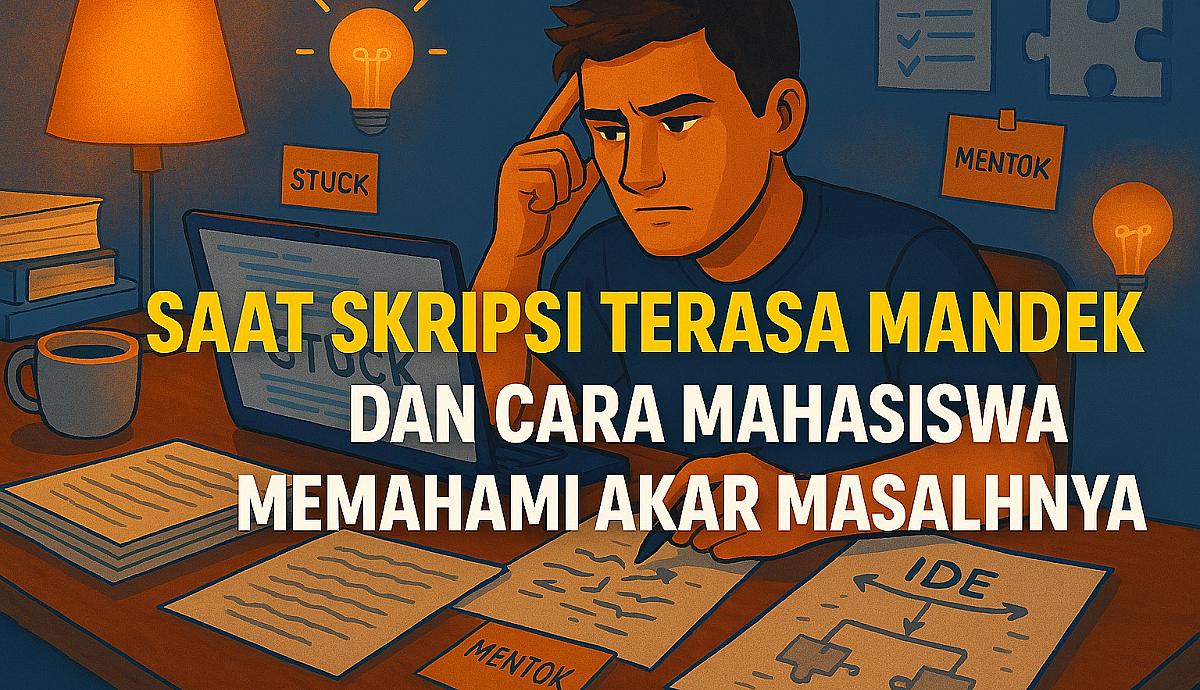 Saat Skripsi Terasa Mandek dan Cara Mahasiswa Memahami Akar Masalahnya