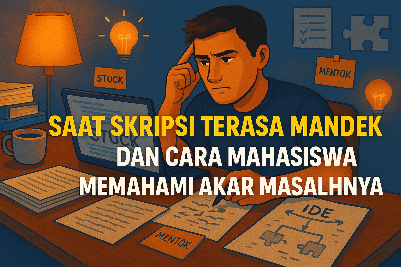 Saat Skripsi Terasa Mandek dan Cara Mahasiswa Memahami Akar Masalahnya
