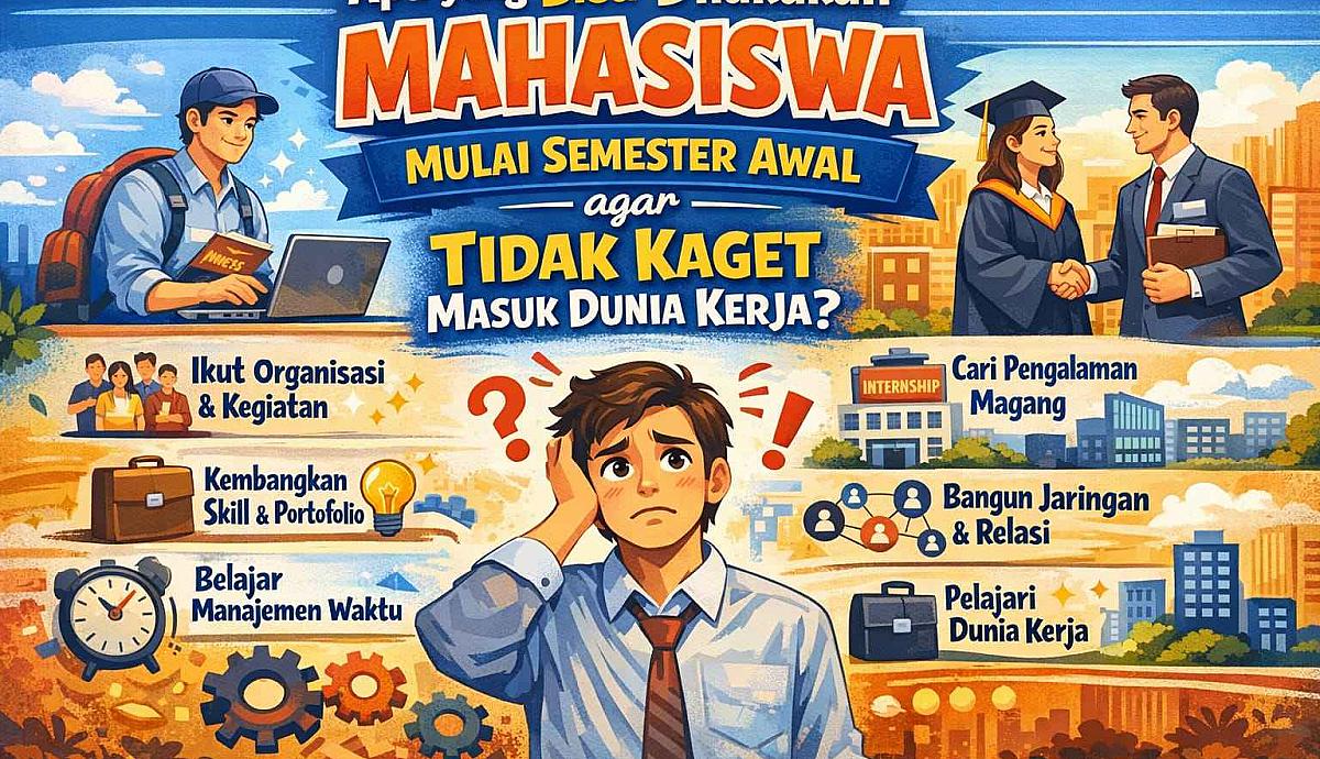 Apa yang Bisa Dilakukan Mahasiswa Mulai Semester Awal agar Tidak Kaget Masuk Dunia Kerja?