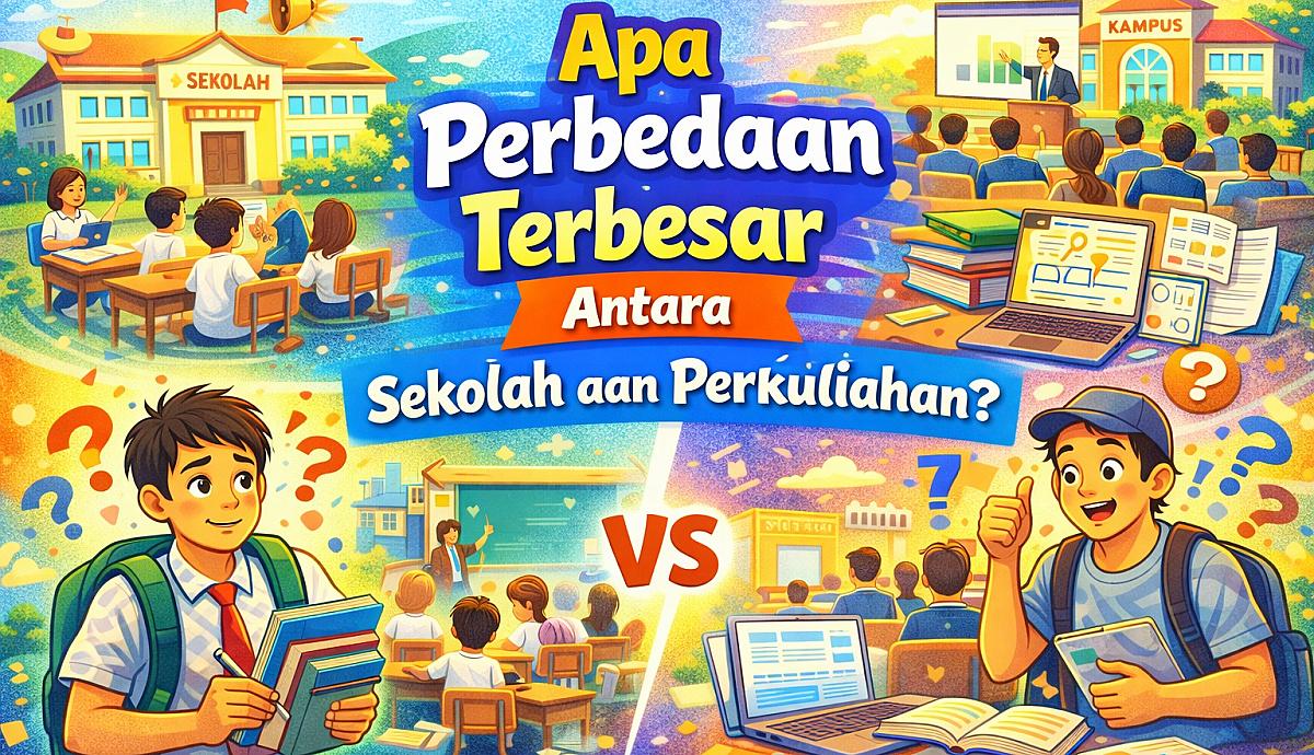 Apa Perbedaan Terbesar Antara Sekolah dan Perkuliahan?